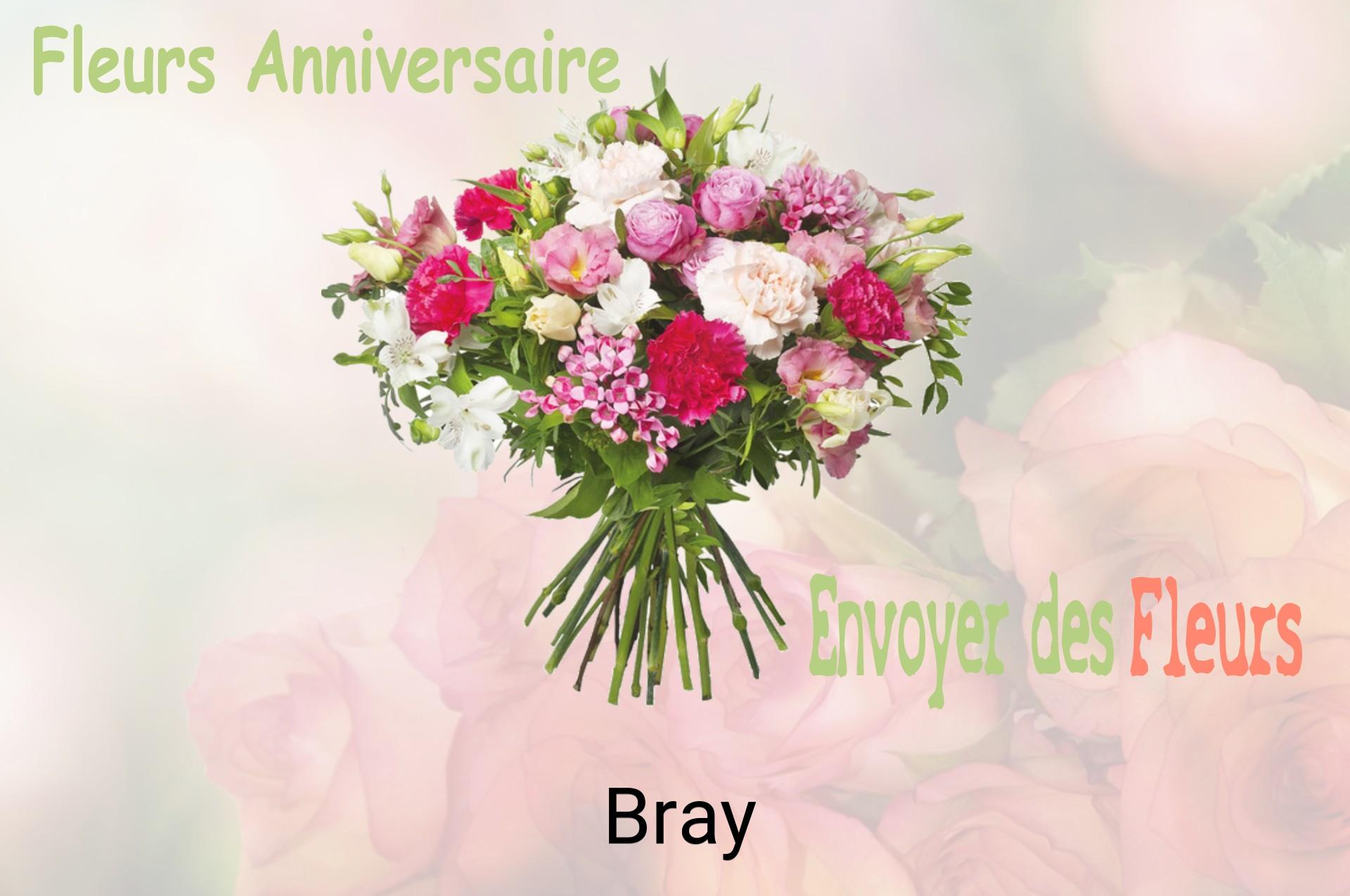Bouquet de fleurs d’anniversaire livré à Bray